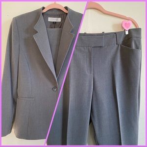 TAHARI Arthur S Levine SUIT SET| GRAY |Sz 14 plus|